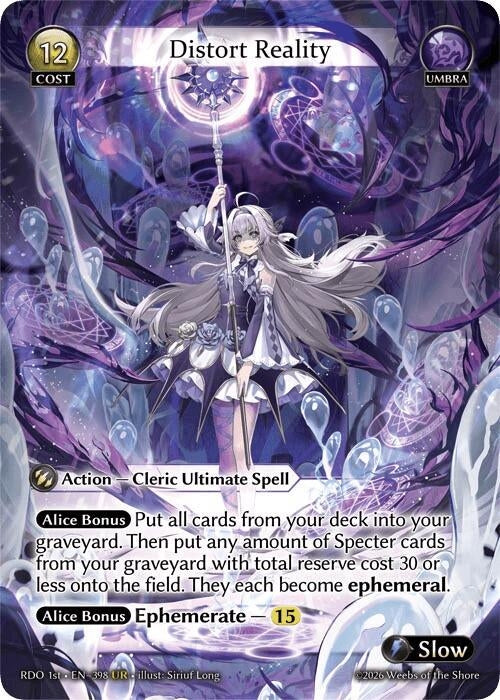Image for Distort Reality (398) (Radiant Origins) - Grand Archive TCG