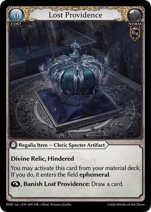 Image for Lost Providence (409) (Radiant Origins) - Grand Archive TCG