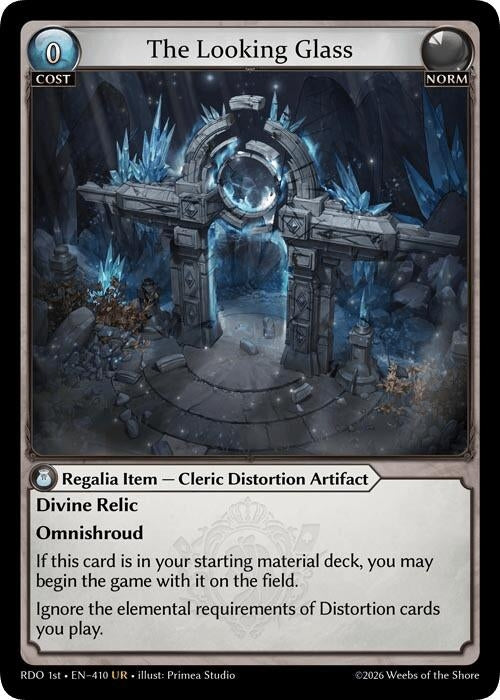 Image for The Looking Glass (410) (Radiant Origins) - Grand Archive TCG