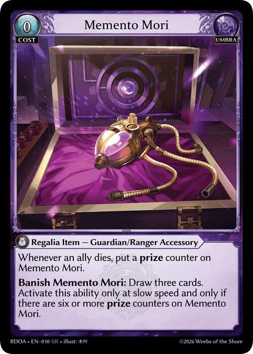 Image for Memento Mori (010) (Radiant Origins) - Grand Archive TCG