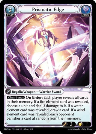 Image for Prismatic Edge (014) (Radiant Origins) - Grand Archive TCG