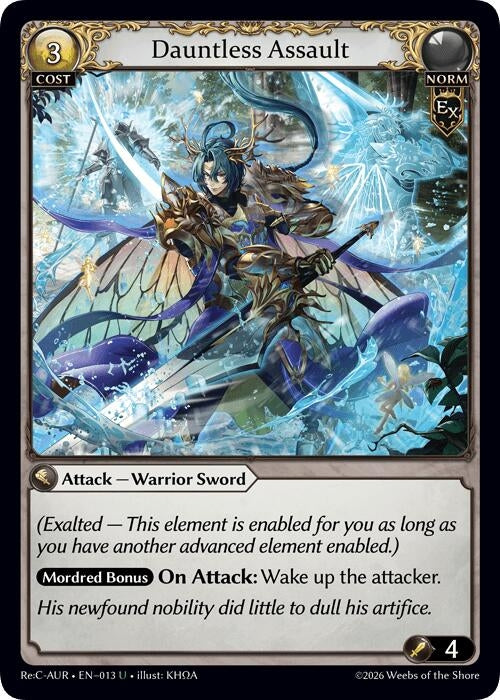 Image for Dauntless Assault (013) (Mordred Re: Collection, Aurelian Regent) - Grand Archive TCG