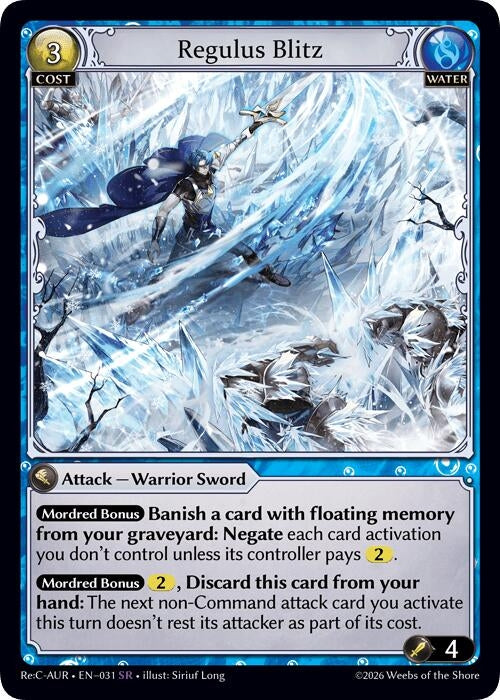 Image for Regulus Blitz (031) (Mordred Re: Collection, Aurelian Regent) - Grand Archive TCG