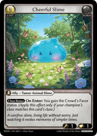 Image for Cheerful Slime (004) (Radiant Origins: Pantheon) - Grand Archive TCG