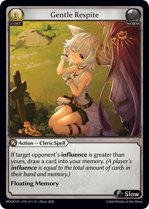 Image for Gentle Respite (011) (Radiant Origins Event Pack) - Grand Archive TCG