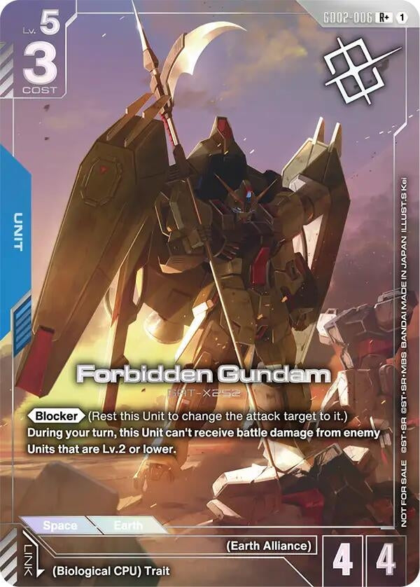 Image for Forbidden Gundam (Store Tournament Winner Pack 04) (GD02-006) (Gundam Promotional Cards) - Gundam Card Game