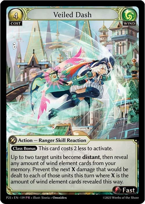 Image for Veiled Dash (139) (Promotional Cards) - Grand Archive TCG