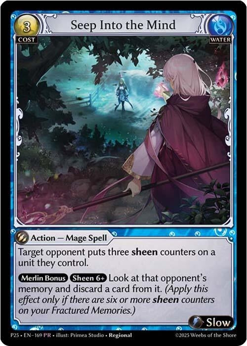 Image for Seep Into the Mind (169) (Promotional Cards) - Grand Archive TCG