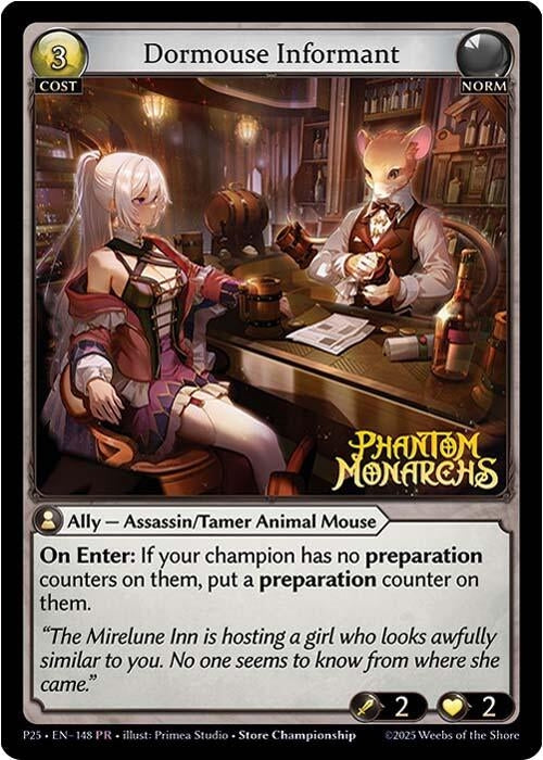 Image for Dormouse Informant (148) (Promotional Cards) - Grand Archive TCG