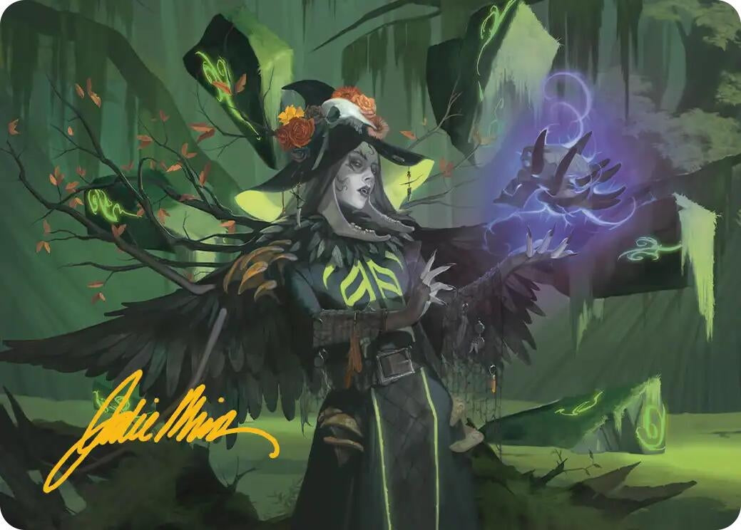 Image for Emeritus of Woe Art Card (Gold-Stamped Signature) (10) (Secrets of Strixhaven) - Magic: The Gathering