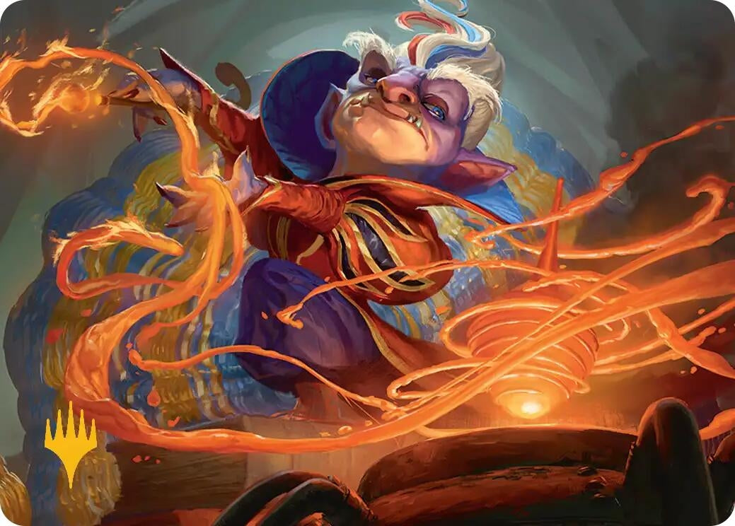 Image for Goblin Glasswright Art Card (Gold-Stamped Planeswalker Symbol) (13) (Secrets of Strixhaven) - Magic: The Gathering