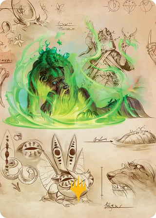 Image for Germination Practicum Art Card (Gold-Stamped Planeswalker Symbol) (32) (Secrets of Strixhaven) - Magic: The Gathering