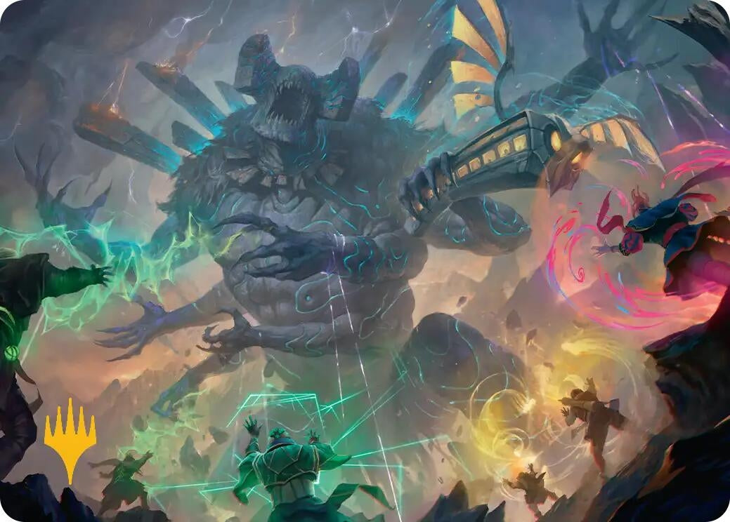 Image for Moment of Reckoning Art Card (Gold-Stamped Planeswalker Symbol) (19) (Secrets of Strixhaven) - Magic: The Gathering