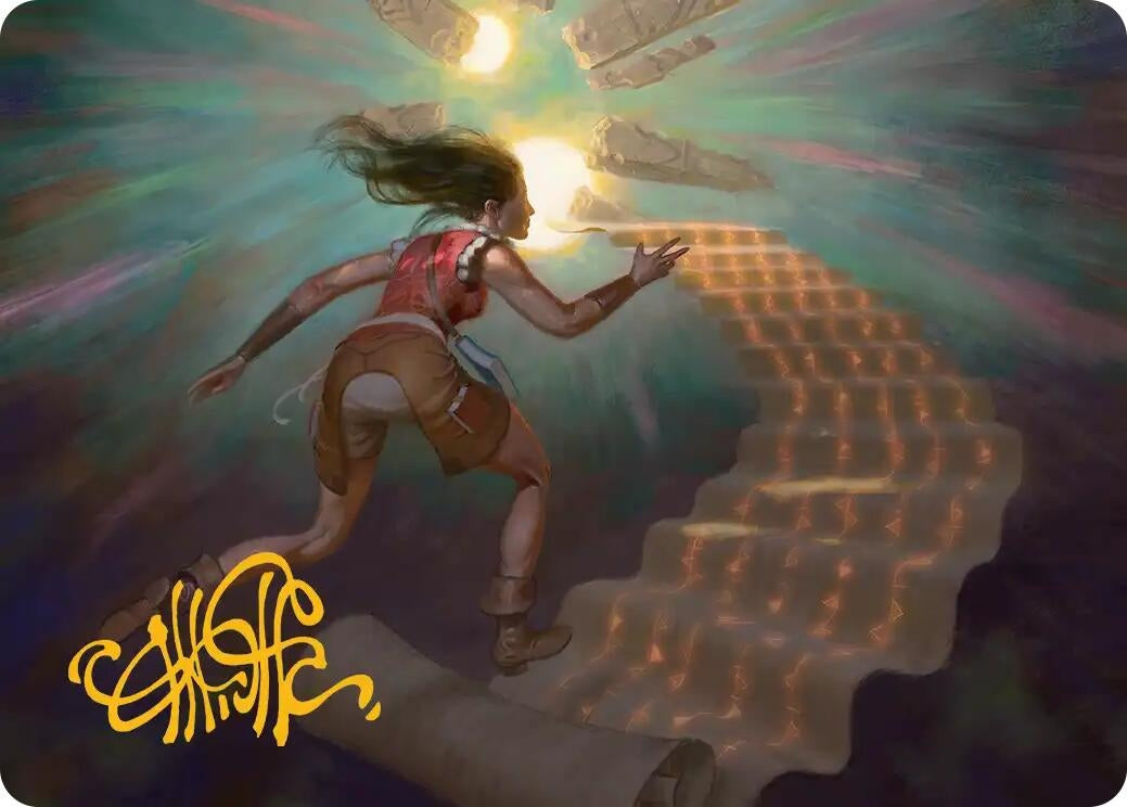Image for Pursue the Past Art Card (Gold-Stamped Signature) (22) (Secrets of Strixhaven) - Magic: The Gathering