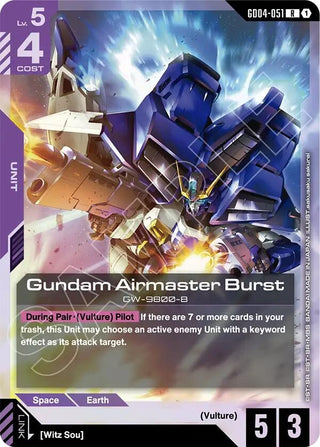 Image for Gundam Airmaster Burst (GD04-051) (Phantom Aria) - Gundam Card Game
