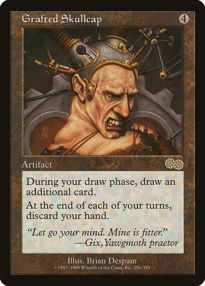 Grafted Skullcap (296) [USG] - MTG Single