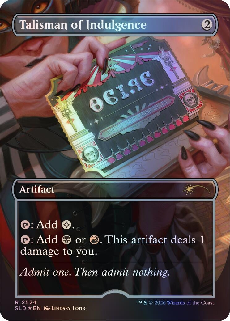 Image for Talisman of Indulgence (2524) (Secret Lair Drop Series) - Magic: The Gathering