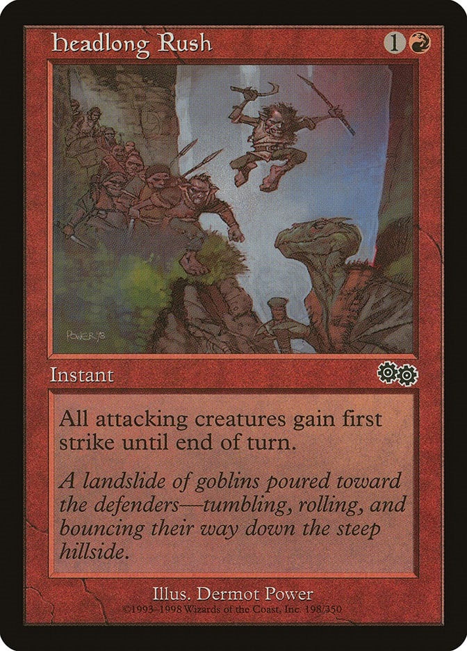 Headlong Rush (198) [USG] - MTG Single