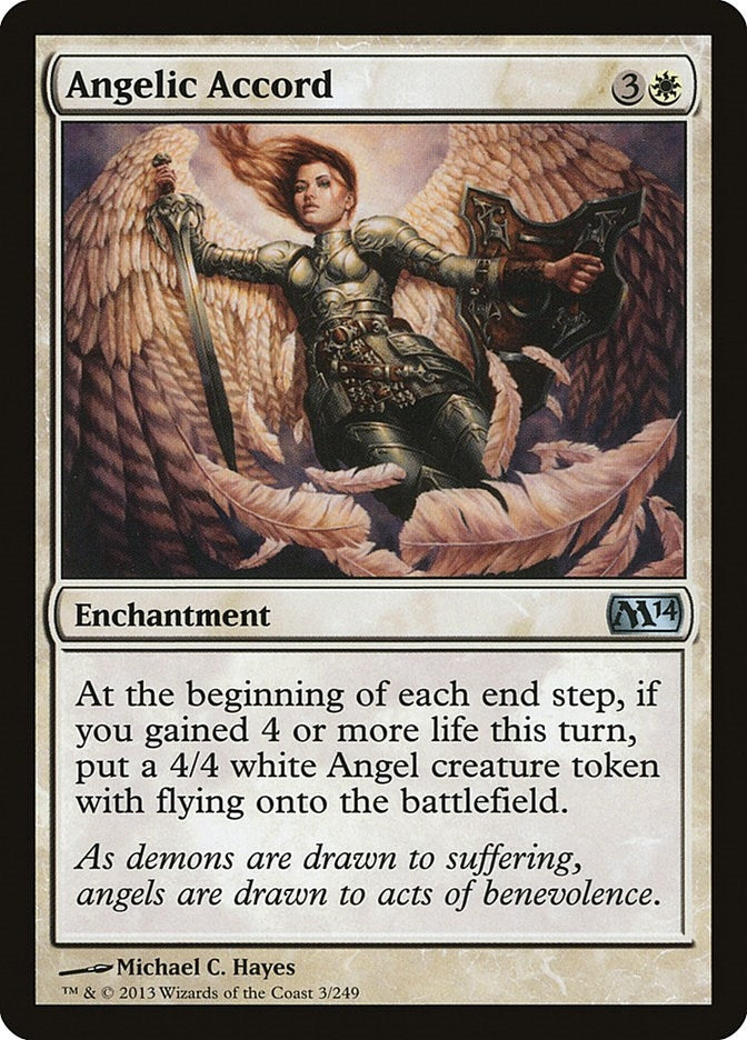 Angelic Accord (3) [M14] - MTG Single