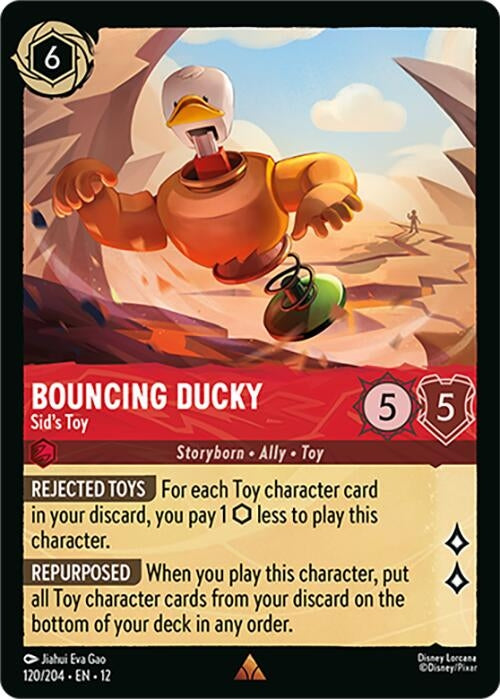 Image for Bouncing Ducky - Sid's Toy (120/204) (Wilds Unknown) - Disney Lorcana