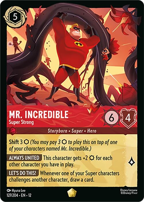 Image for Mr. Incredible - Super Strong (127/204) (Wilds Unknown) - Disney Lorcana