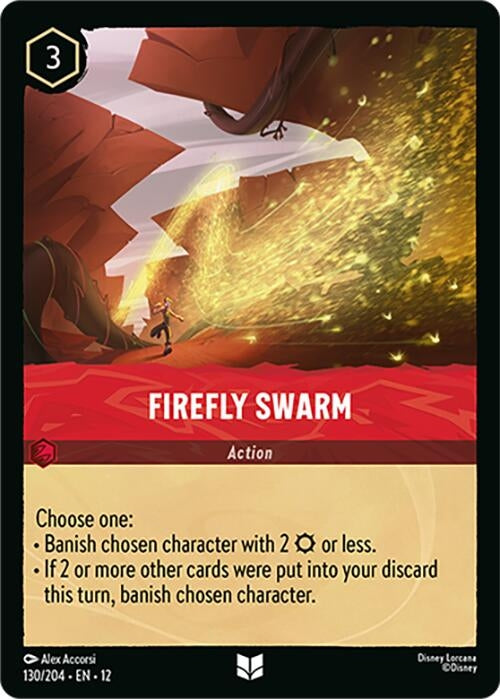 Image for Firefly Swarm (130/204) (Wilds Unknown) - Disney Lorcana