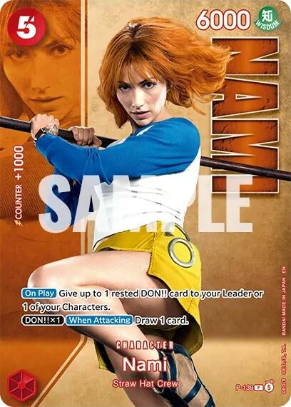 Image for Nami - P-139 (Premium Card Collection -Live Action Edition Vol.2 Straw Hat Crew-) (P-139) (One Piece Promotion Cards) - One Piece Card Game