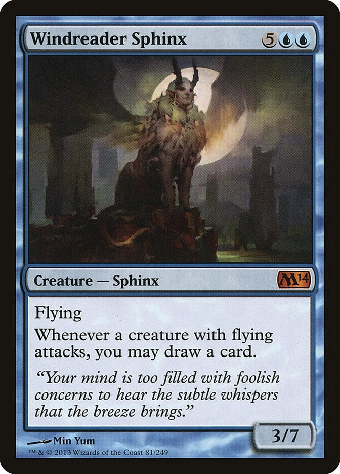 Windreader Sphinx (81) [M14] - MTG Single