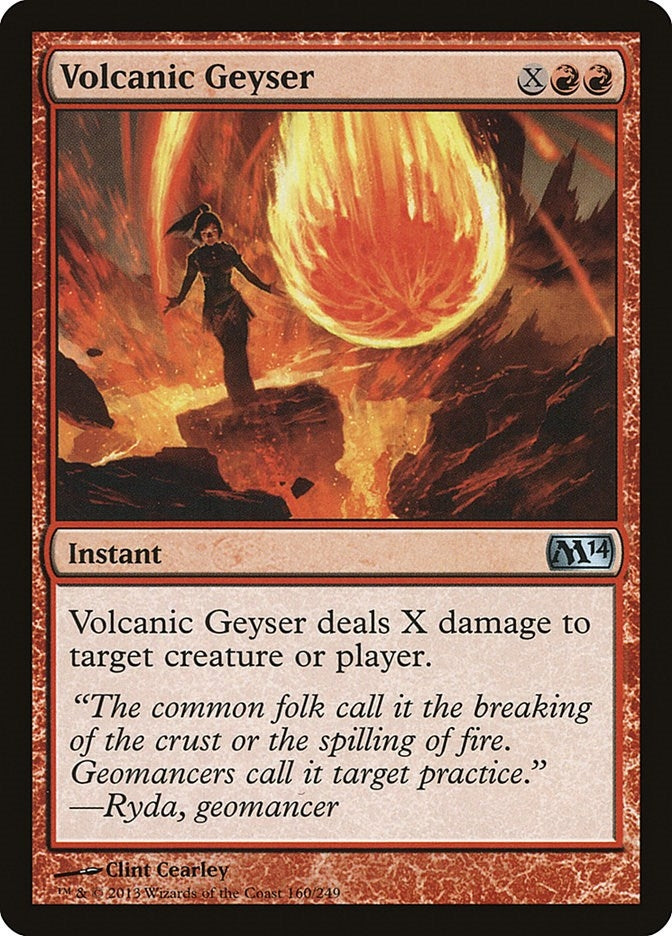 Volcanic Geyser (160) [M14] - MTG Single