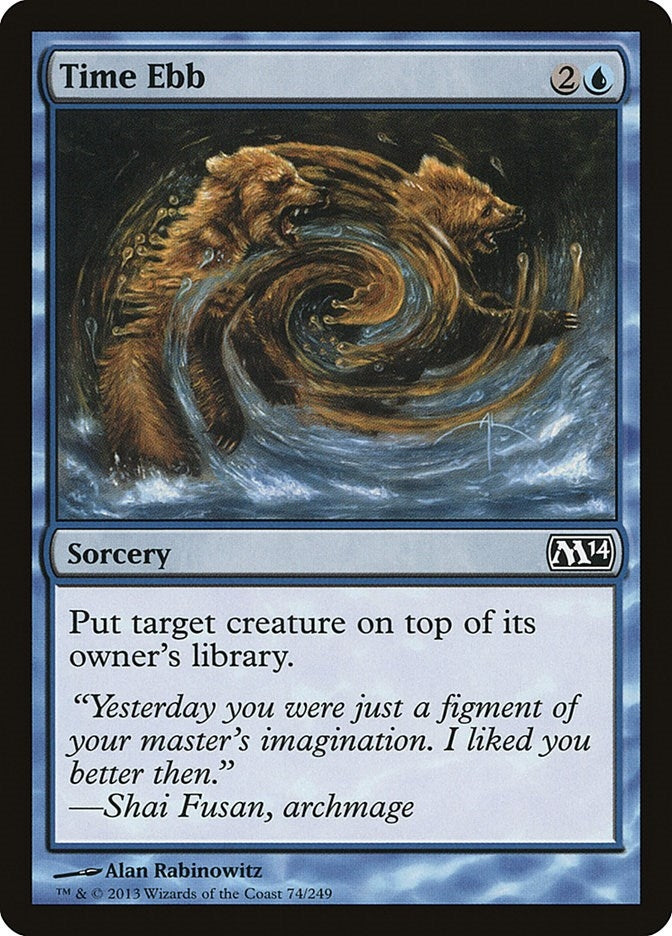 Time Ebb (74) [M14] - MTG Single