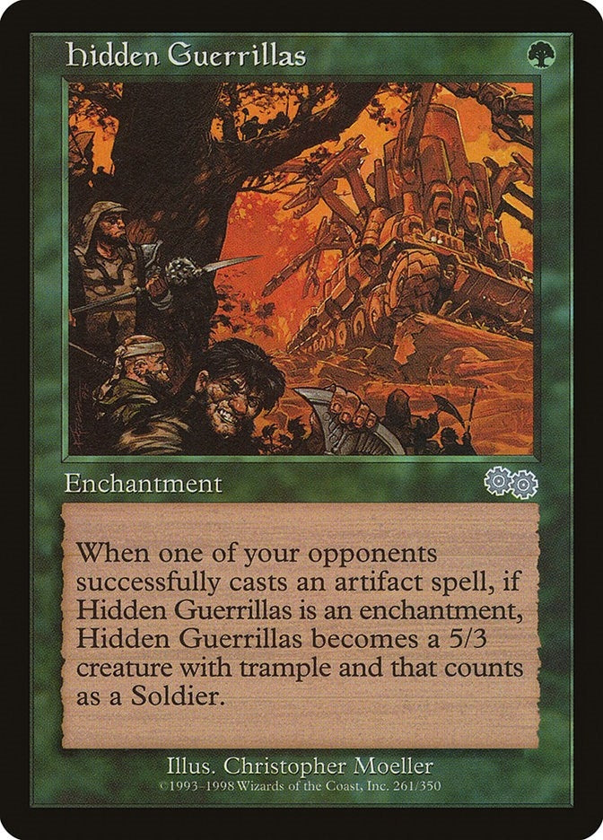 Hidden Guerrillas (261) [USG] - MTG Single