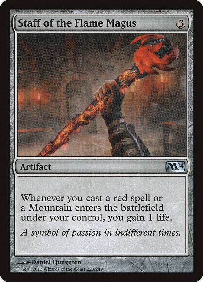 Staff of the Flame Magus (220) [M14] - MTG Single