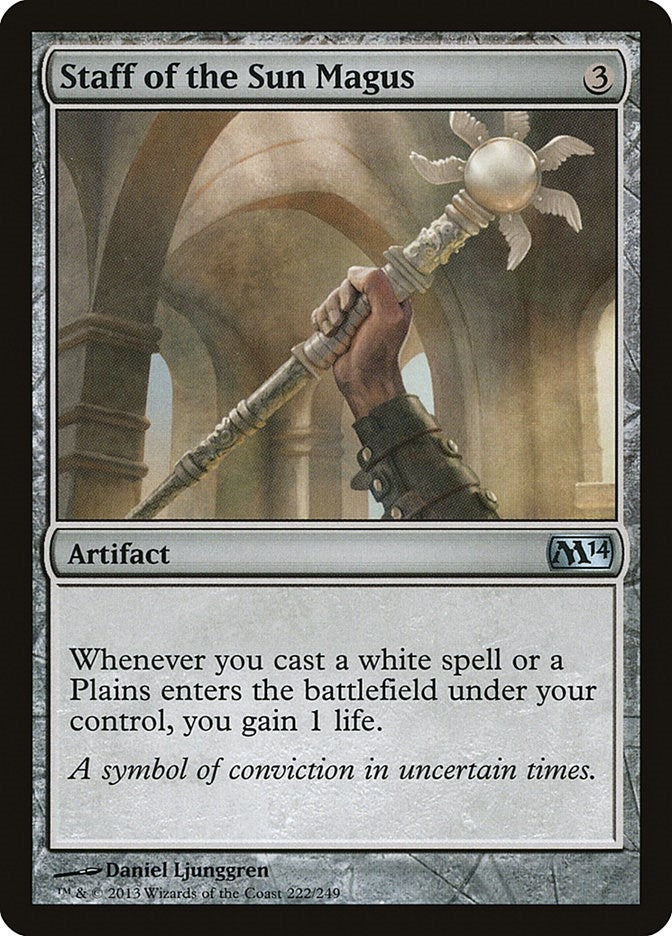 Staff of the Sun Magus (222) [M14] - MTG Single