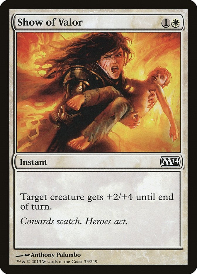 Show of Valor (33) [M14] - MTG Single