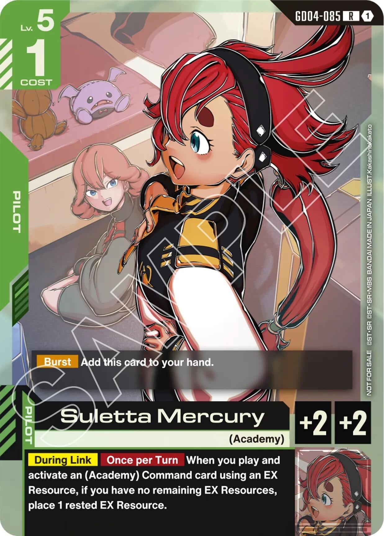 Image for Suletta Mercury (GD04 Release Event) (GD04-085) (Gundam Promotional Cards) - Gundam Card Game