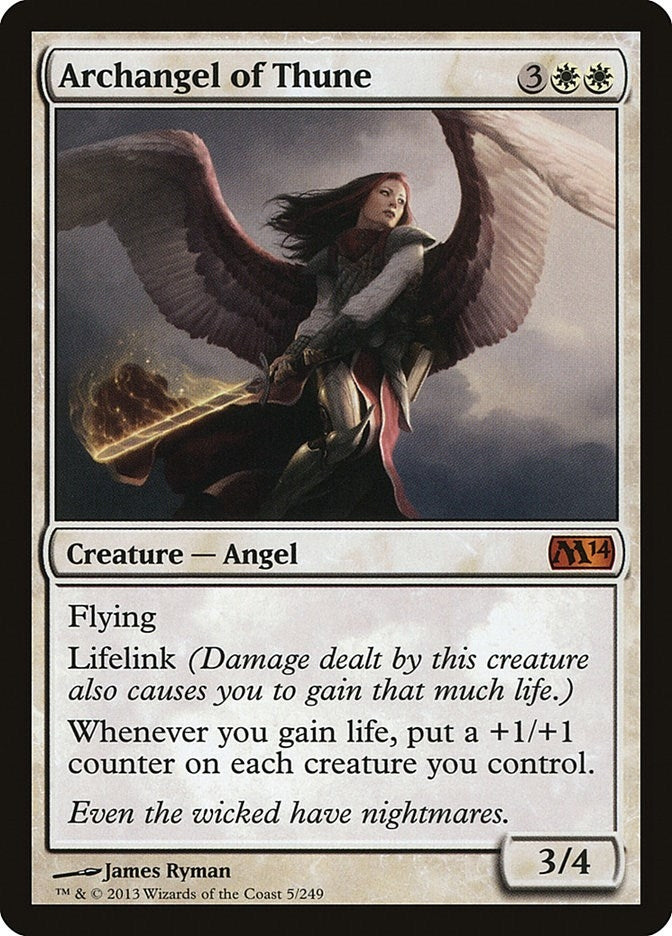 Archangel of Thune (5) [M14] - MTG Single