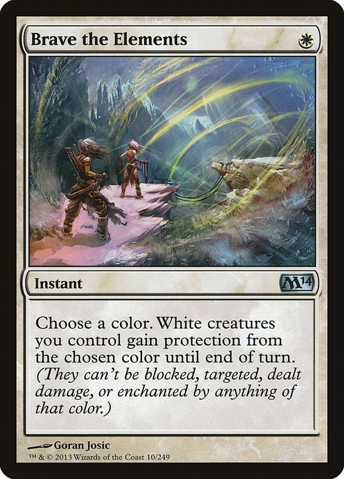 Brave the Elements (10) [M14] - MTG Single