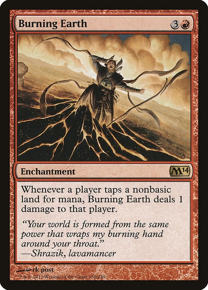 Burning Earth (130) [M14] - MTG Single