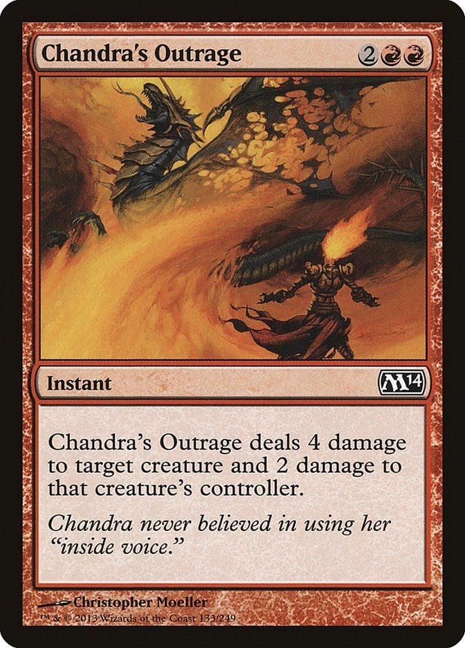 Chandra’s Outrage (133) [M14] - MTG Single