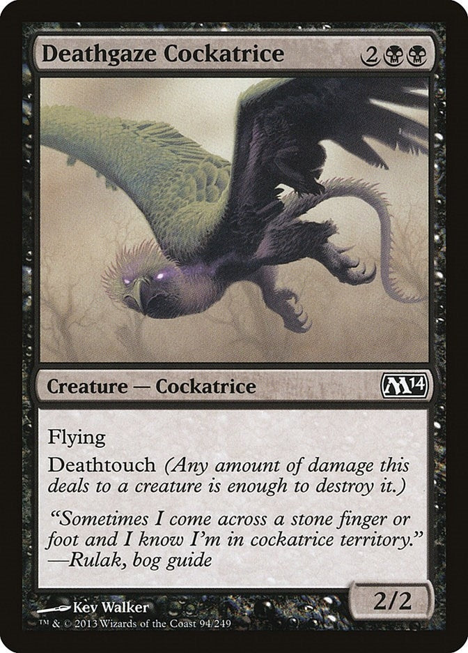 Deathgaze Cockatrice (94) [M14] - MTG Single