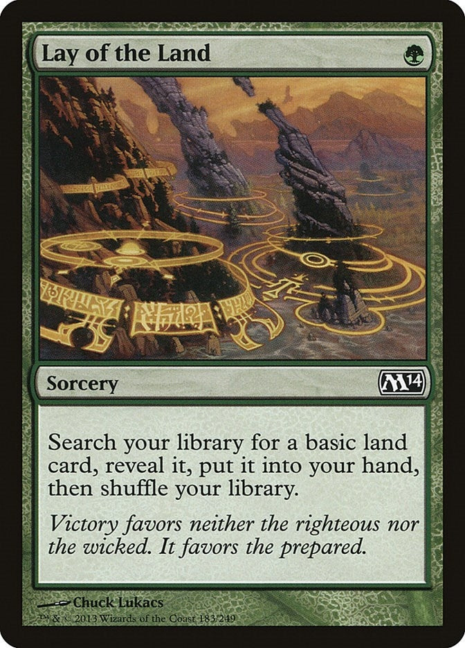 Lay of the Land (183) [M14] - MTG Single