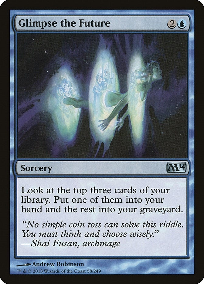 Glimpse the Future (58) [M14] - MTG Single