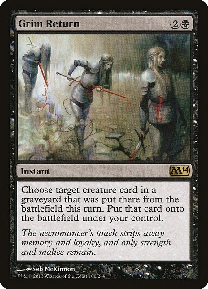 Grim Return (100) [M14] - MTG Single