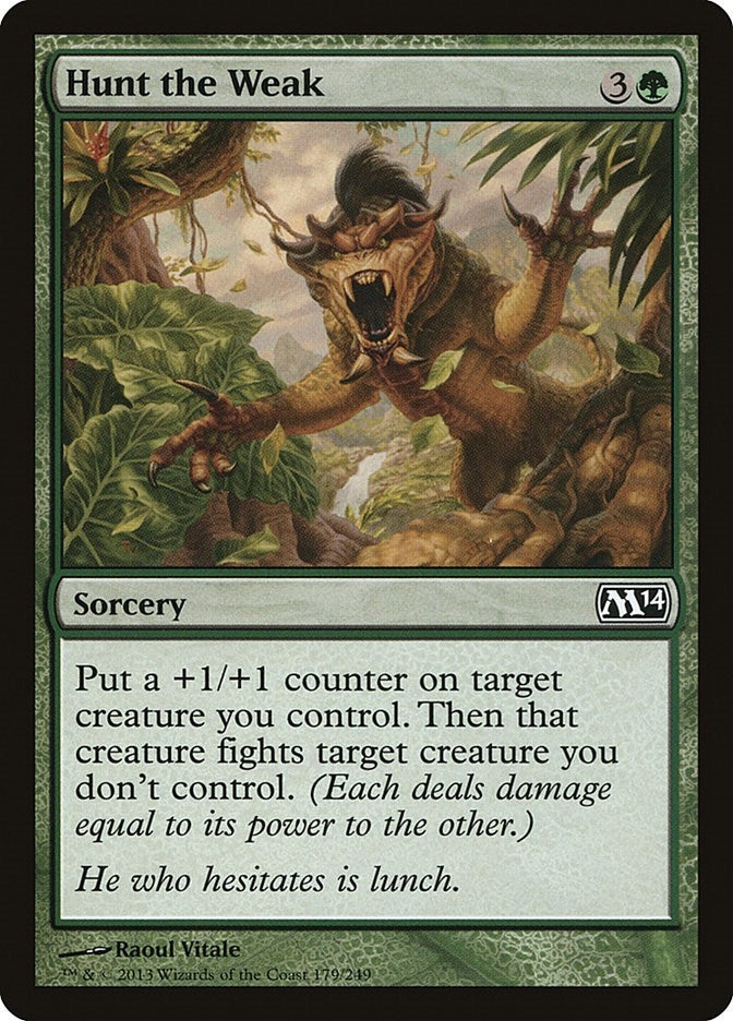 Hunt the Weak (179) [M14] - MTG Single