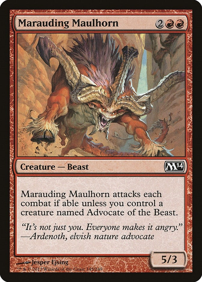 Marauding Maulhorn (145) [M14] - MTG Single