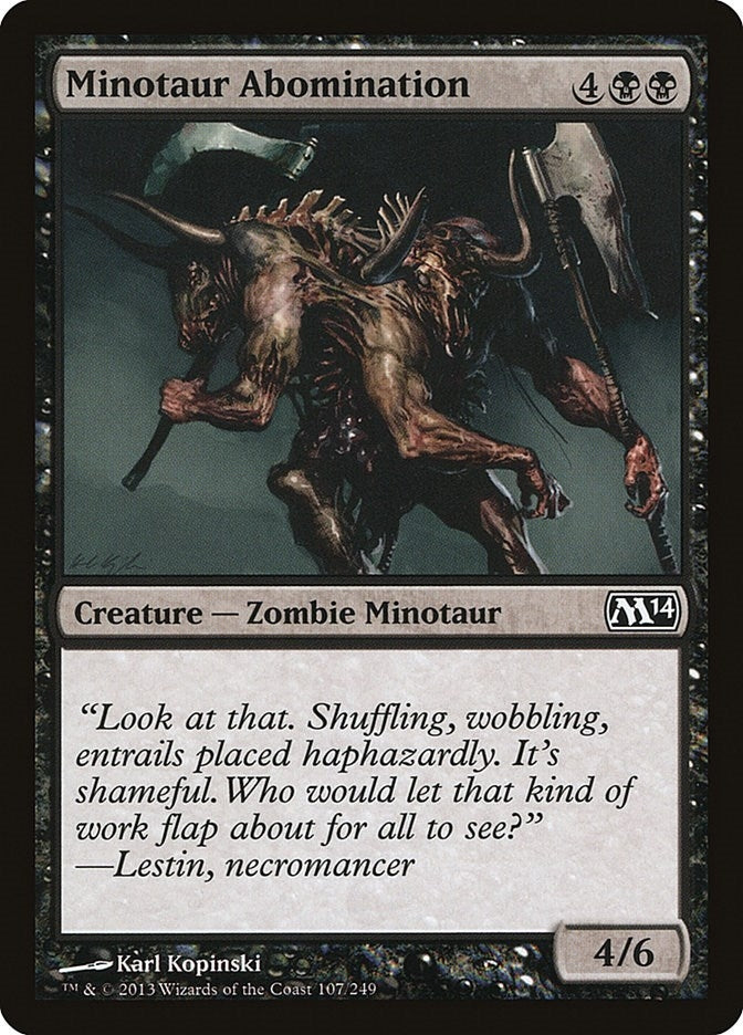 Minotaur Abomination (107) [M14] - MTG Single