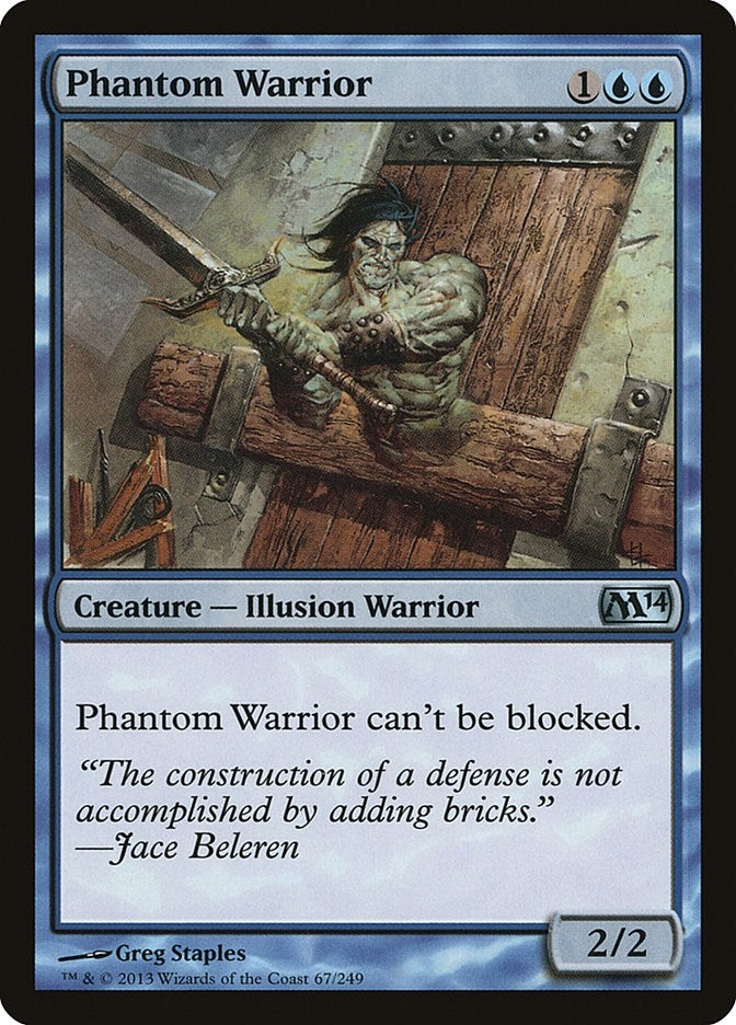 Phantom Warrior (67) [M14] - MTG Single