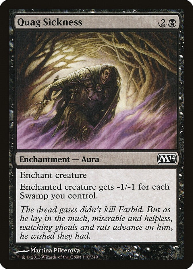 Quag Sickness (110) [M14] - MTG Single