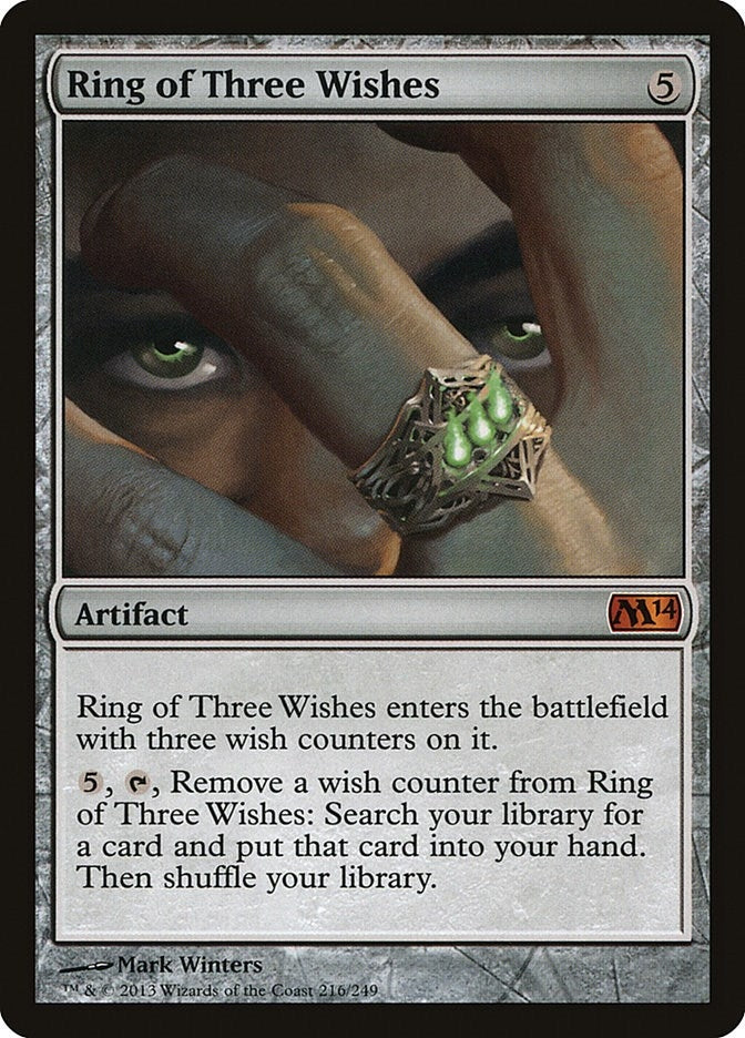 Ring of Three Wishes (216) [M14] - MTG Single