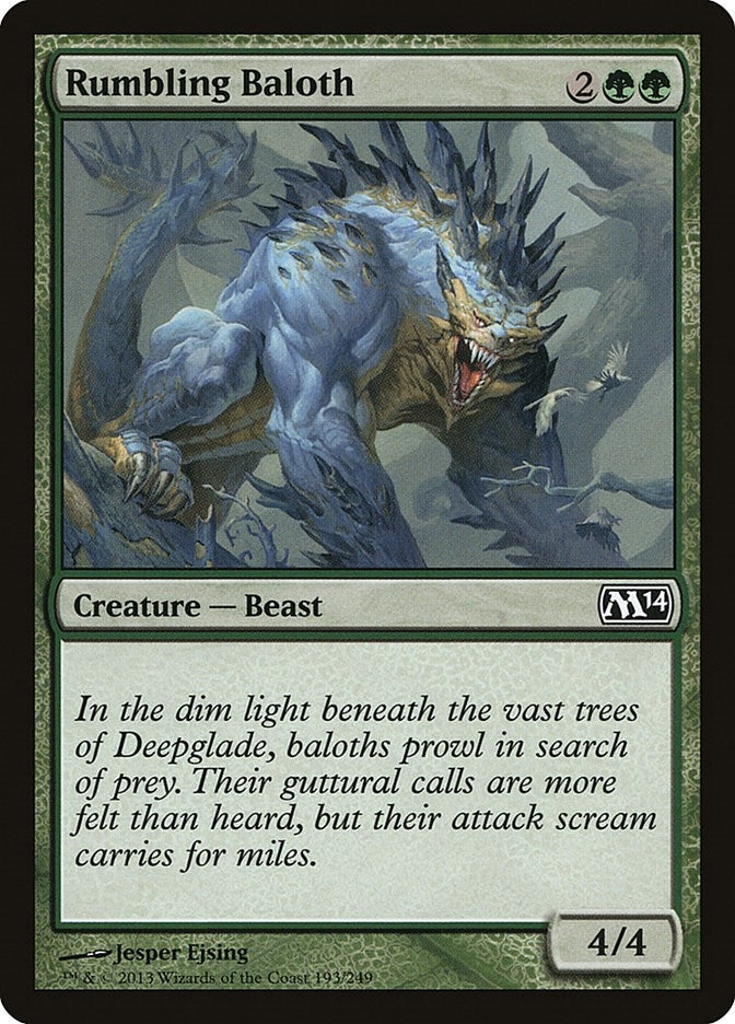 Rumbling Baloth (193) [M14] - MTG Single